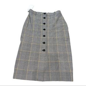 Wilfred leona midi button straight skirt new with tags Size 10